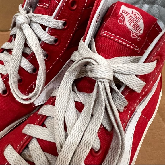 Vans Original Sk8 Hi / High Top Shoes - Picante - Picture 7 of 9